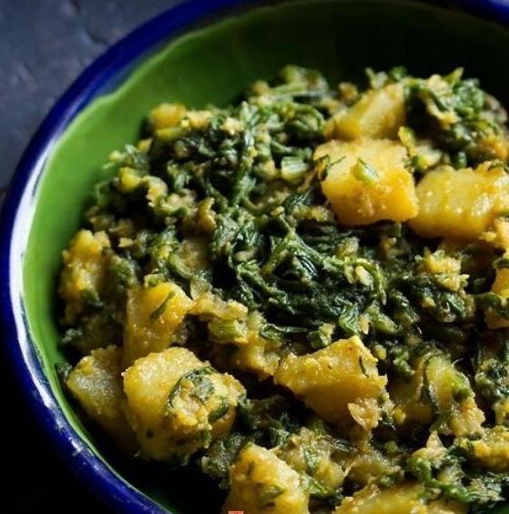 Aloo Palak Half